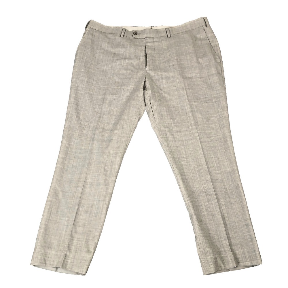 Suitsupply Dress Pants Mens 42x28 SOHO Turn Super 120s Wool Vitale Barberis Gray